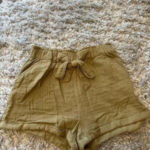Olive Green Women's Shorts